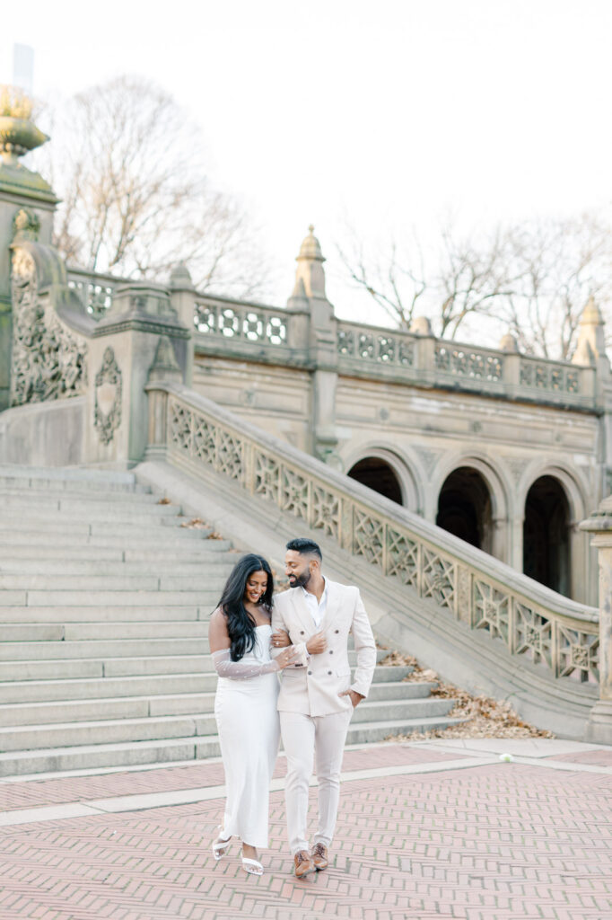new work city central park destination wedding engagement session