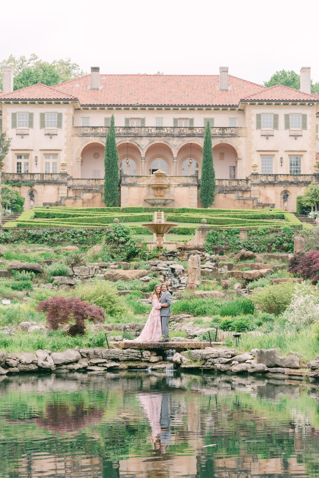 philbrook museum engagement session