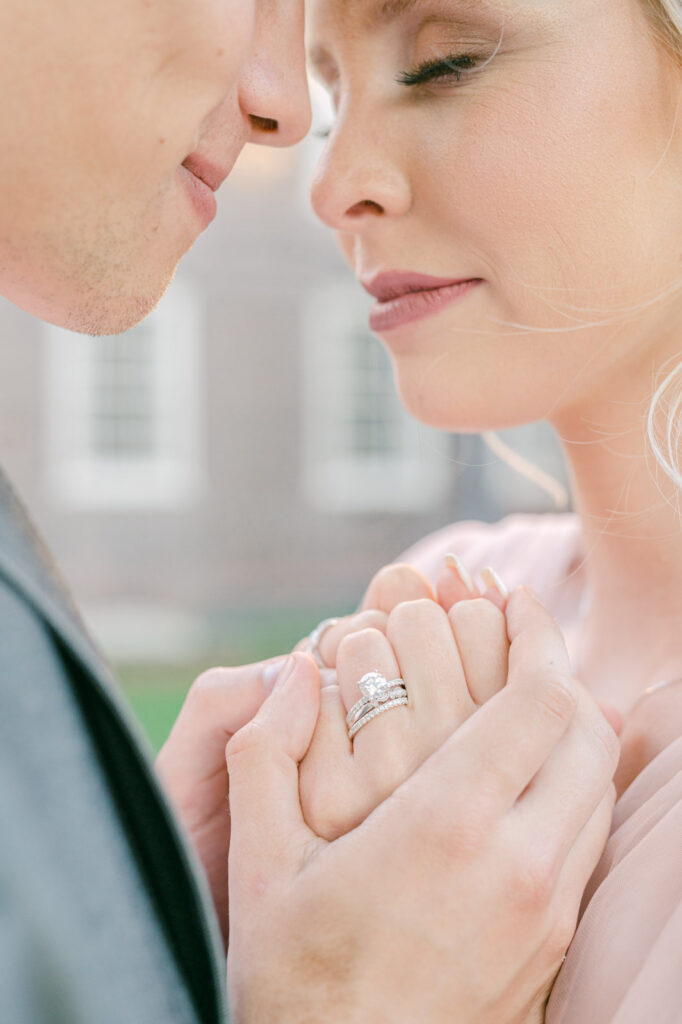 close up image of a couple holding hands