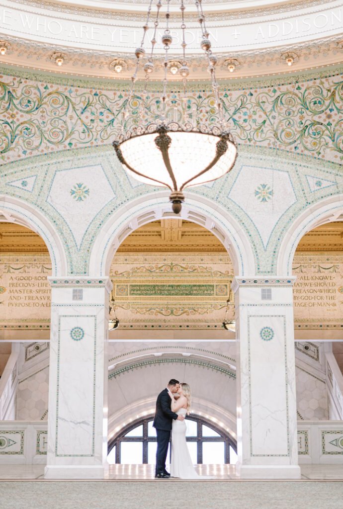 chicago cultural center engagement session