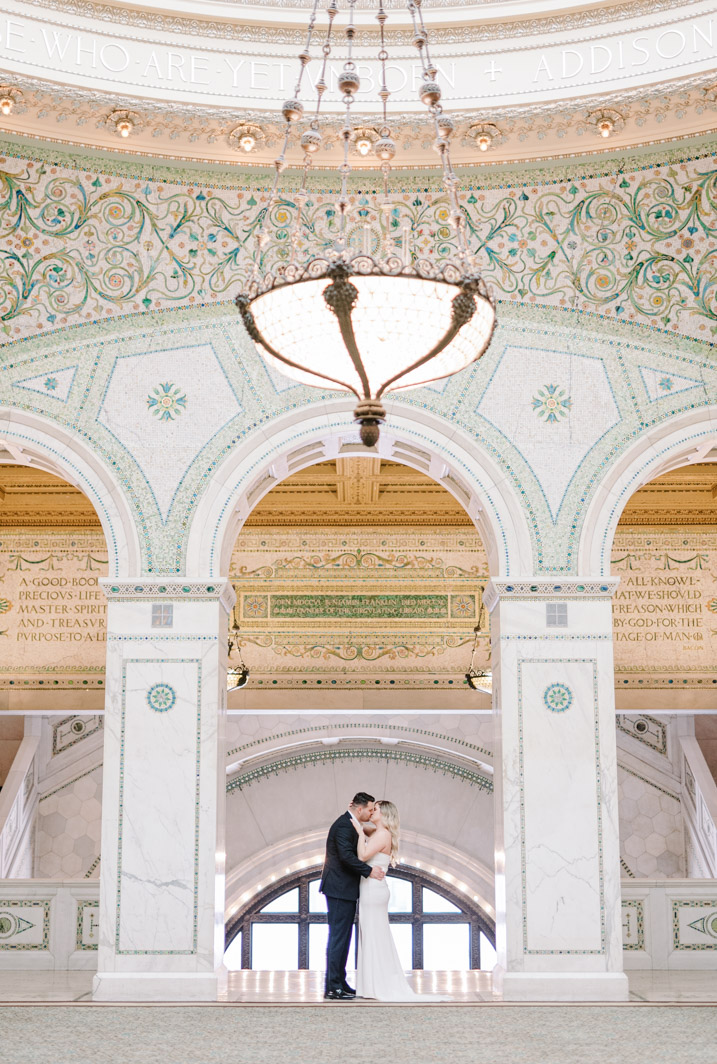 chicago cultural center engagement session