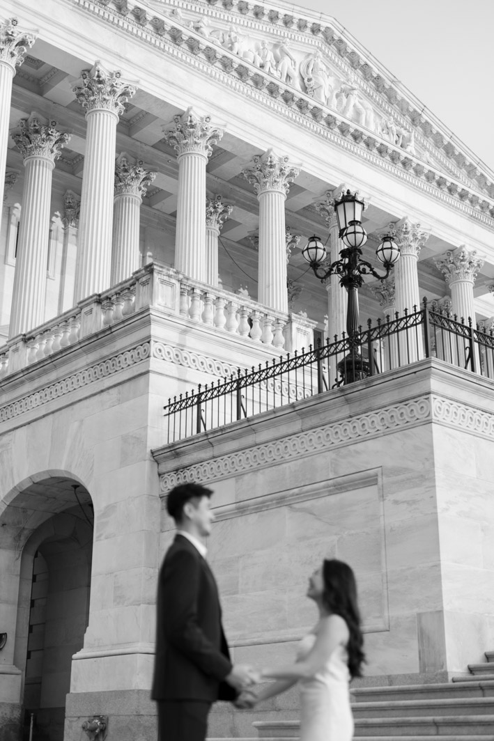 Kay & Sam | Modern + Fun Washington D.C. Engagement