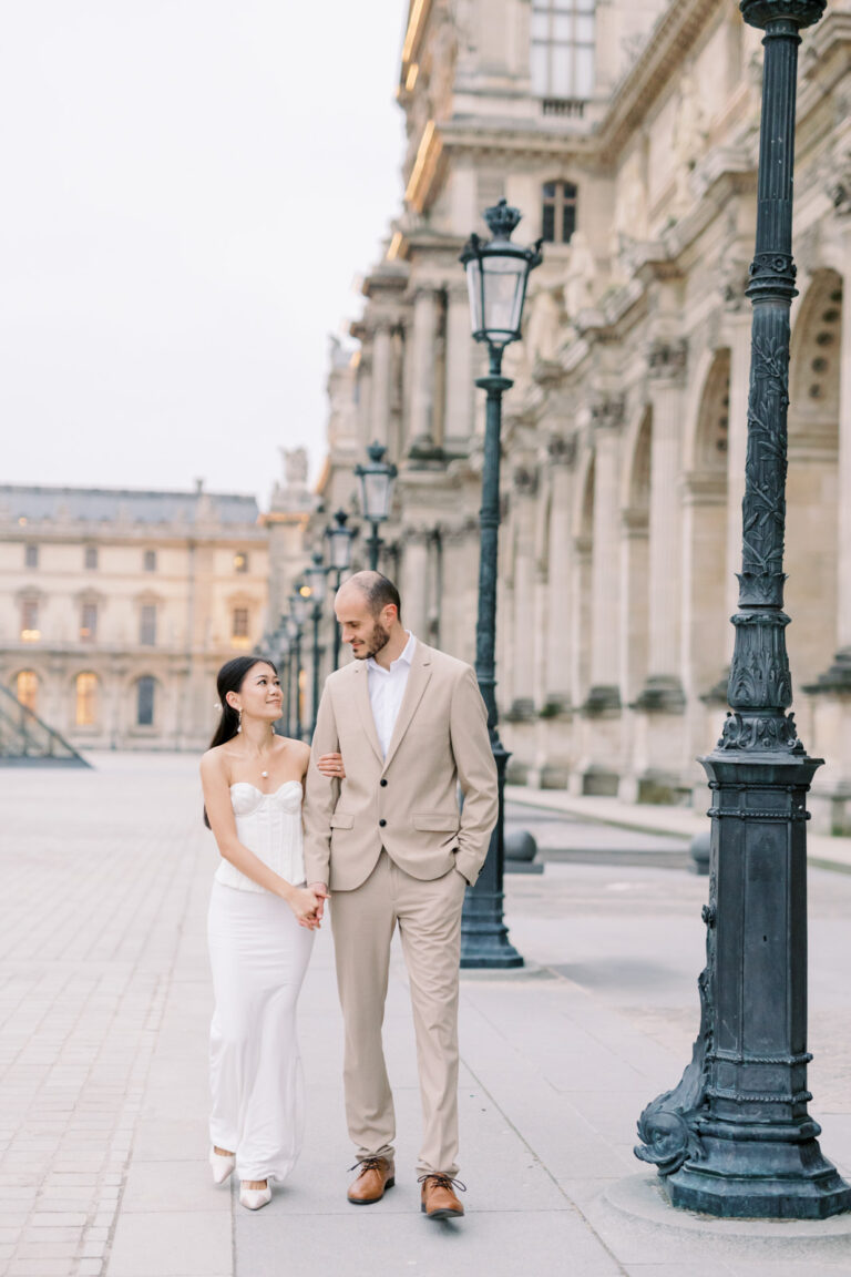 Desiree & Mehdi | Newlywed Session at The Louvre, Paris