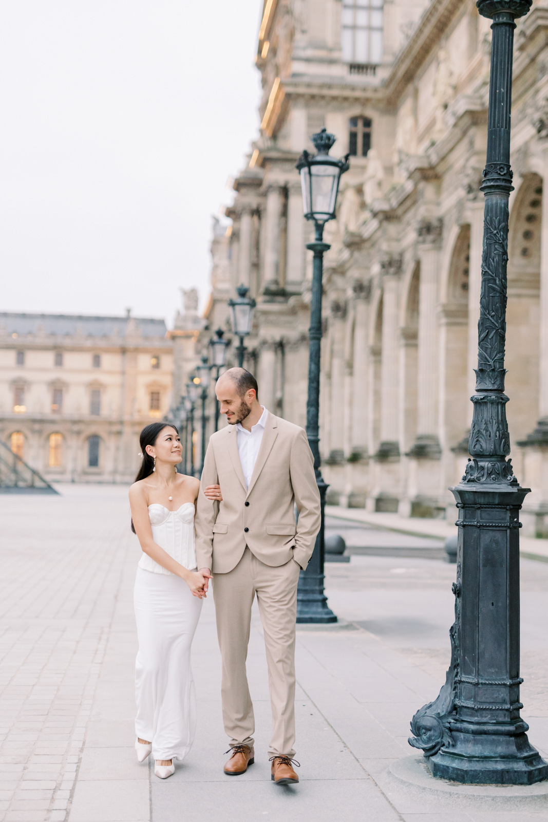 Desiree & Mehdi | Newlywed Session at The Louvre, Paris
