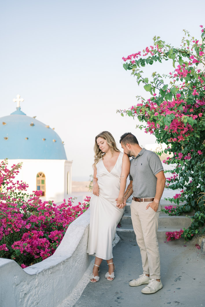 Emily & Tim | Sunrise Santorini Honeymoon Session
